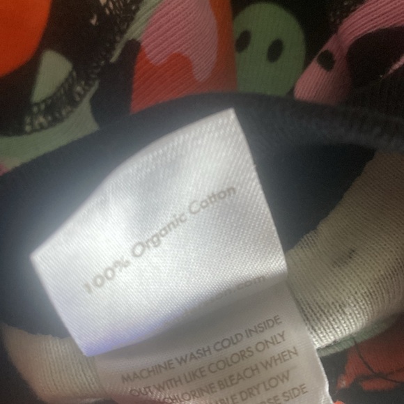 Hanna Andersson Multicolor Ghost Halloween Print Kids Footie - Picture 3 of 3